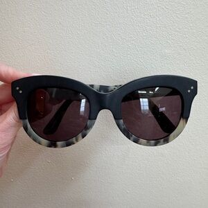 Krewe Black and Tortoise “Julia” Sunglasses